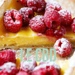 Tarte Croustillante aux fruits secs et framboises au CBD - Green Kartel : Site d'achat de CBD en France, Vente de CBD haut de gamme