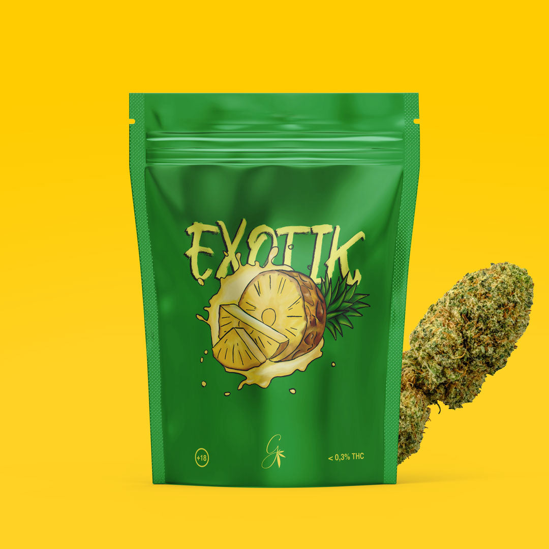 paquets de fleurs cbd exotique