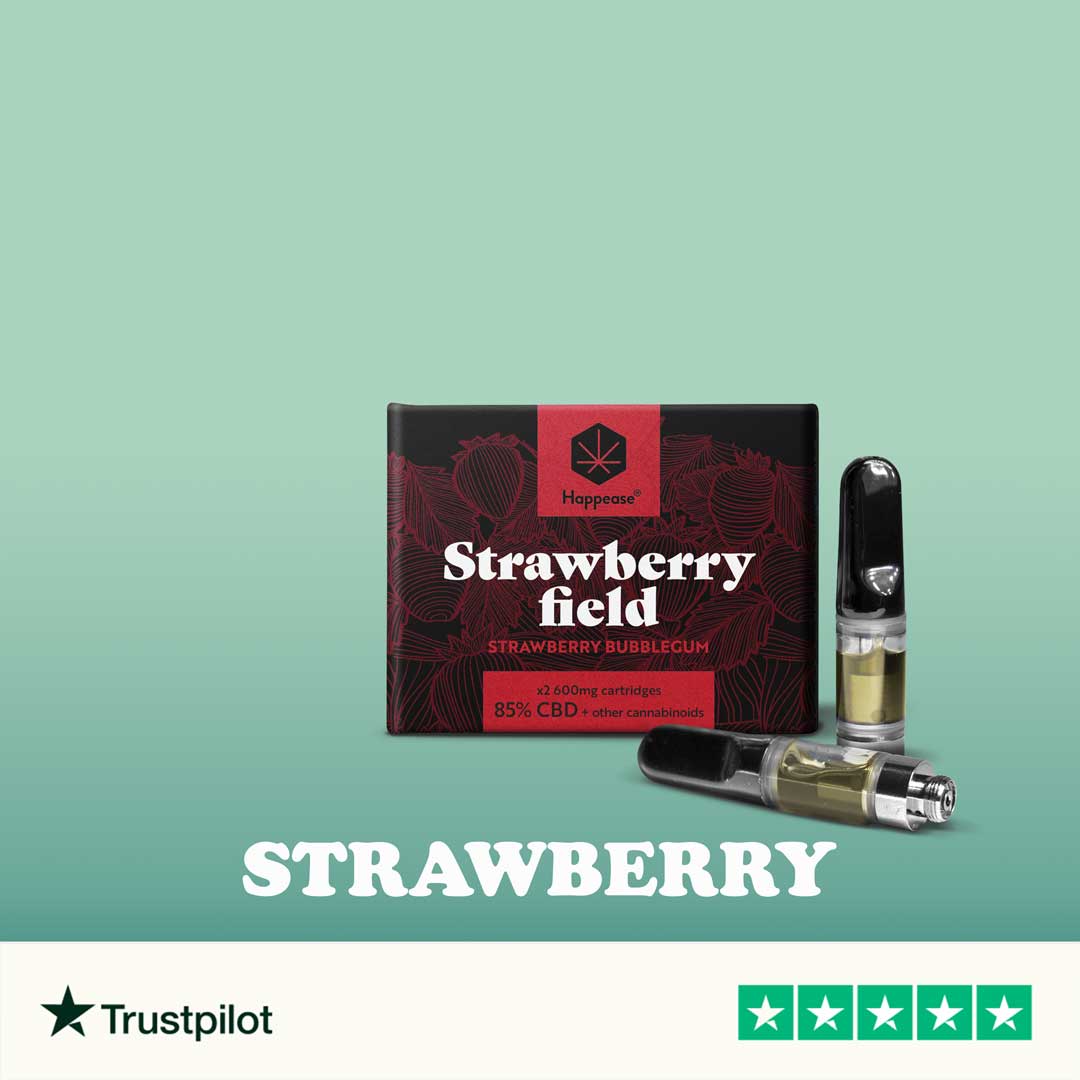 Cartouche CBD Happease Strawberry Field 85% CBD