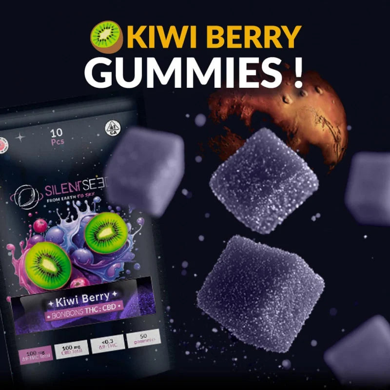 paquet bonbons thc kiwi berry silent seed