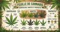 Feuille de Cannabis : Morphologie, Variétés et Propriété