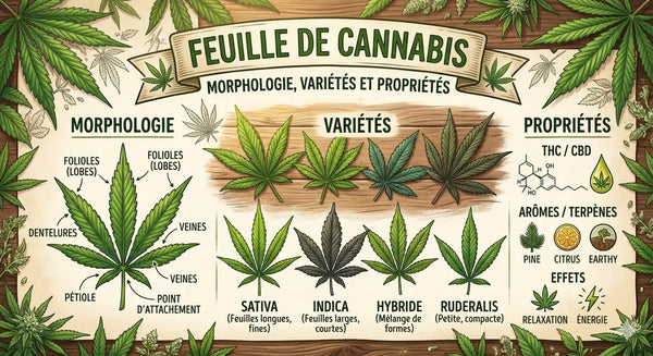 Feuille de Cannabis : Morphologie, Variétés et Propriété