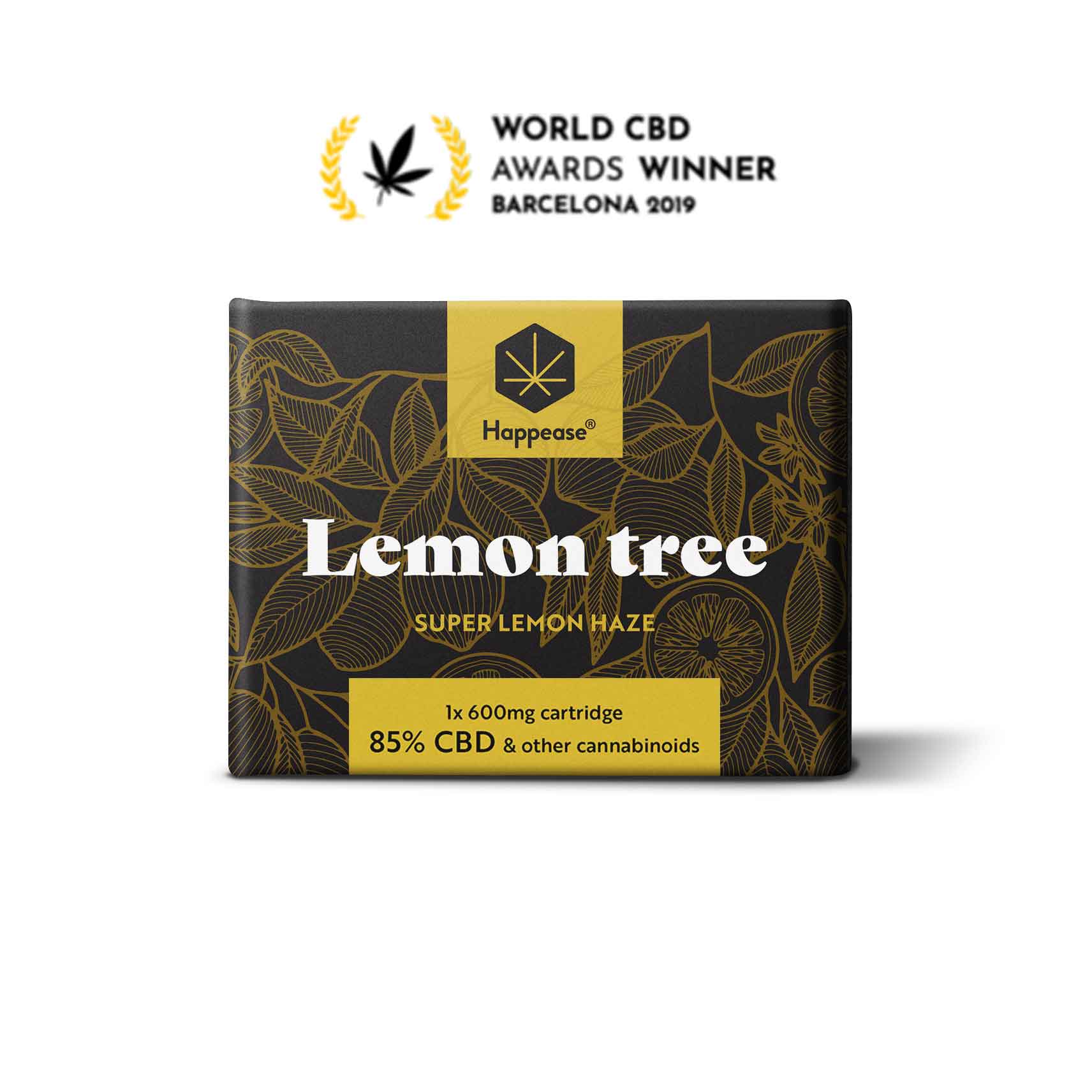 Cartouche CBD Happease Lemon Tree 85% CBD Super Lemon Haze