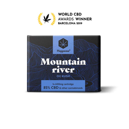 Cartouche CBD Happease Mountain River 85% CBD -