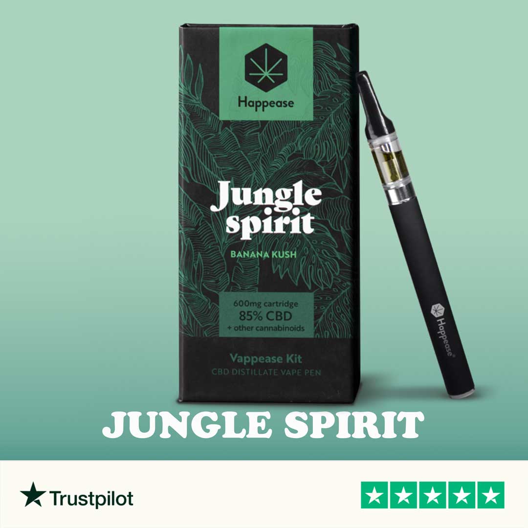 Kit de vapotage Happease Classic Jungle Spirit 85% CBD