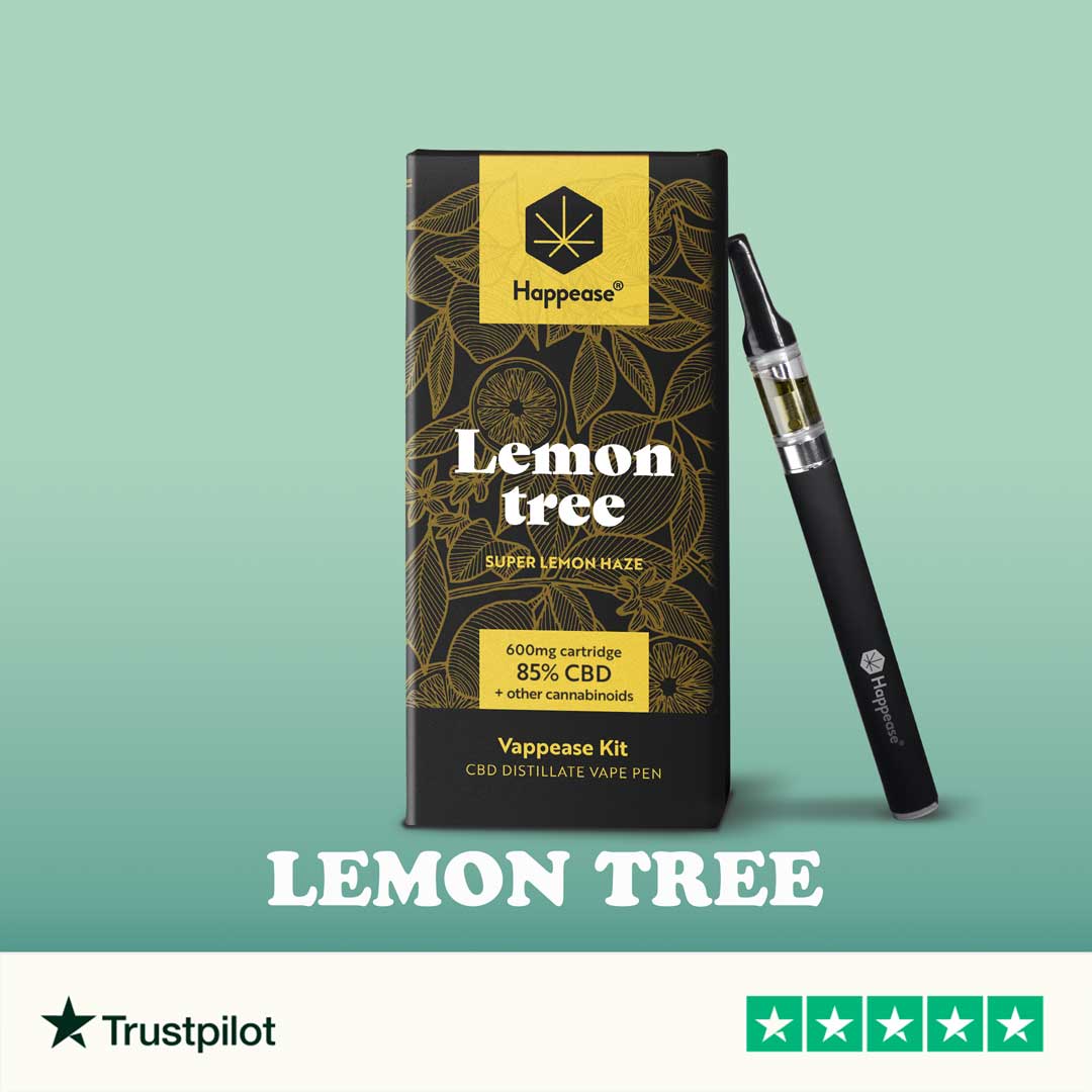 Kit de vapotage Happease Classic Lemon Tree 85% CBD