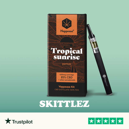 Kit de vapotage Happease Classic Tropical Sunrise 85% CBD