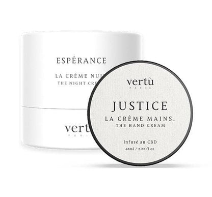 Crème Main Justice Vertù Paris - Green Kartel : Votre boutique CBD spécialisée en fleur et résine CBD