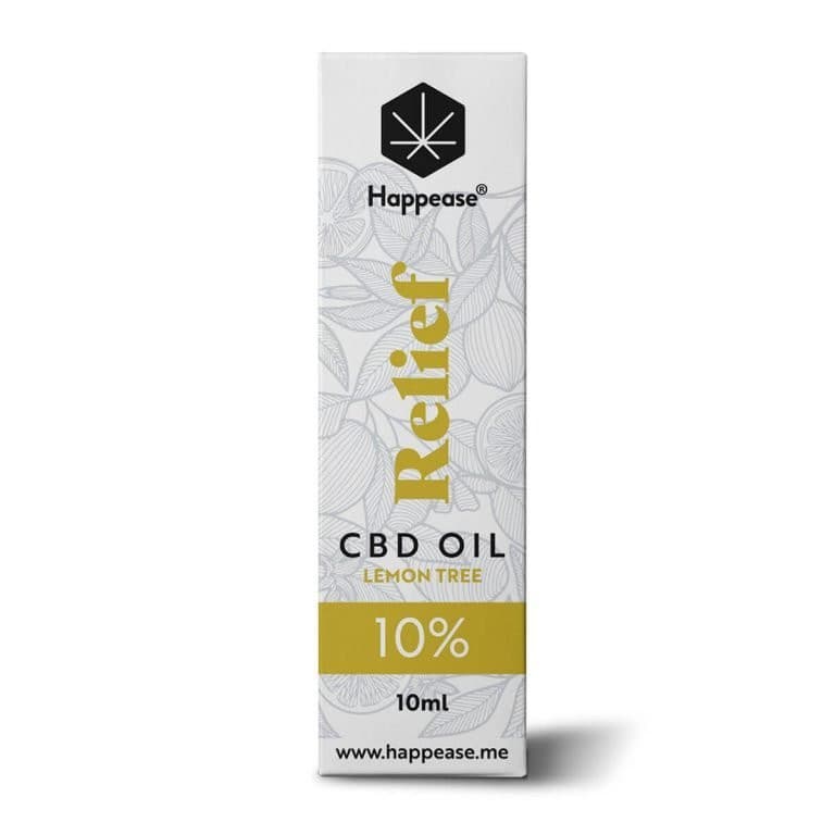 Huile CBD Full Spectrum Relief 10% Happease - Green Kartel : Votre boutique CBD spécialisée en fleur et résine CBD