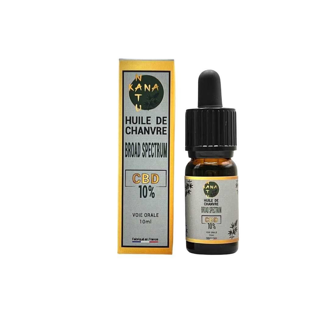 Huile de CBD Broad Spectrum 10% Natu Kana - Green Kartel : Votre boutique CBD spécialisée en fleur et résine CBD