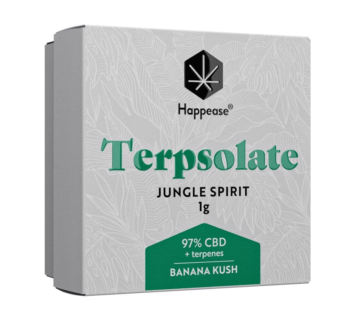 Terpsolate Happease Jungle Spirit 97% CBD Extract - Green Kartel : Votre boutique CBD spécialisée en fleur et résine CBD